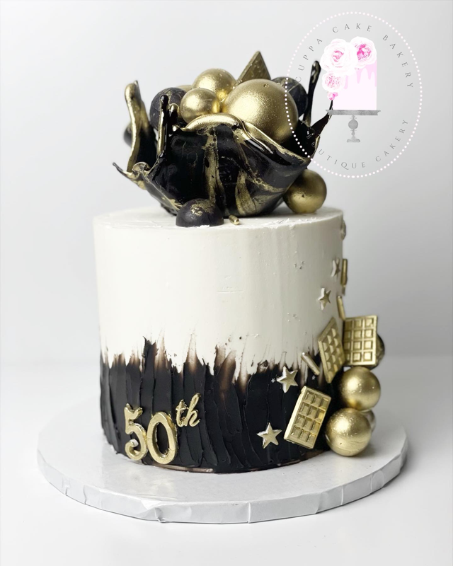 Black & Gold – All Things Cake
